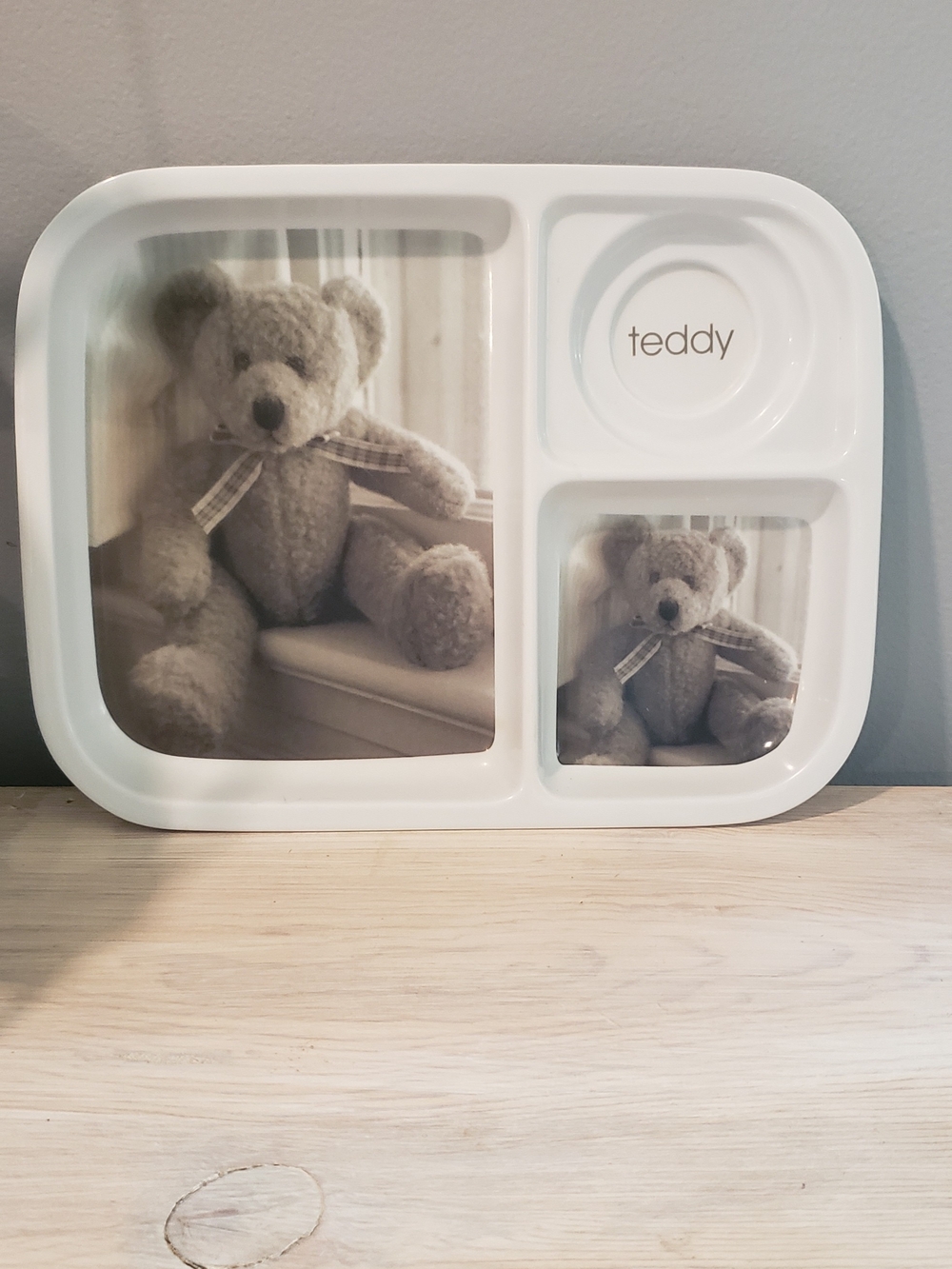 Vintage Teddy Bear  Plastic Childrens Plate